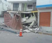 El enjambre sismos causó daños materiales en Atacames, provincia de Esmeraldas. Foto: Marcel Bonilla/ ÚN