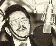 Gustavo Herdoiza, reconocido locutor de radio Tarqui quien falleció en el 2015. Foto. Archivo