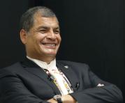 Rafael Correa, durante una entrevista exclusiva concedida a la Agencia EFE.