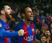 Lionel Messi y Neymar los héroes sudamericanos del 'milagro' del Camp Nou. Foto: EFE