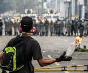 Las protestas en Venezuela dejan varios muertos en Caracas. Foto: AFP