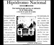 Uno de los primeros hipódromos de Quito estuvo ubicado en la avenida Colón, gracias a la colaboración de la familia Mantilla. Foto: Archivo Centro de Documentación / EL COMERCIO
