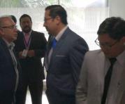 Orlando Pérez fue al Tribunal Penal del Guayas. Stives Reyes / ÚN
