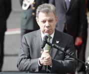 Juan Manuel Santos, presidente de Colombia llegó a Quito para el cambio de Presidentes en la Asamblea. Foto: Paúl Rivas / ÚN
