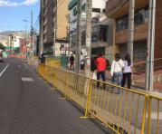 El tramo de la Eloy Alfaro permanecerá cerrada durante los trabajos de construcción del Metro de Quito. Foto: Eduardo Terán / ÚN