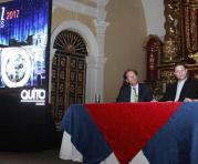 El alcalde Rodas en la presentación oficial del llamado Verano de las Artes. Foto: Paúl Rivas / ÚN