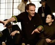 Quentin Tarantino dirige a sus actores en la cinta de Kill Bill. Foto: IMDB