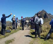 Como parte de las capacitaciones de la campaña, los aventureros irán a las montañas cercanas a la capital, con los duros del GIR. Foto: ÚN
