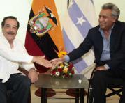 El presidente Lenín Moreno y el alcalde Jaime Nebot ya tuvieron una primera reunión. Foto: ÚN