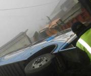 Al menos 12 personas resultaron heridas en un accidente automovilística ocurrida hoy, martes 25 de julio del 2017, en la vía Latacunga-Quito, sector el Chasqui. Foto: Modesto Moreta/ ÚN