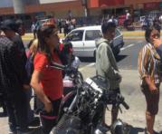 Una adulta mayor falleció después de haber sido atropellada por una motocicleta en la Mariscal Sucre y canelo a la altura del CC Atahualpa. Foto: Paúl Rivas/ ÚN