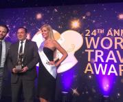 La entrega de los premios World Travel Awards se hizo en el Hotel Hard Rock, en México. Foto: Cortesía
