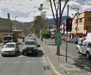 La avenida Solanda entre Rumichaca Ñan y Alemán en el sur de Quito. Foto: Google Maps