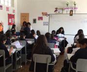 Los alumnos ya usan 18 aulas de la antigua escuela Sta. Mariana de Jesús. Foto: Ana Guerrero / ÚN
