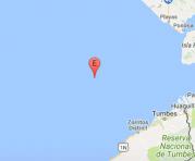 Un sismo de magnitud 4,7 en la escala abierta de Richter se registró el martes 26 de diciembre del 2017 en la provincia del Guayas. Foto: Captura de pantalla