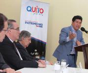 El alcalde Jorge Yunda se reunió ayer, 31 de julio del 2019, con comerciantes minoristas. Foto: Eduardo Terán / ÚN