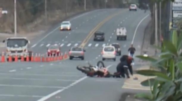foto video accidente moto